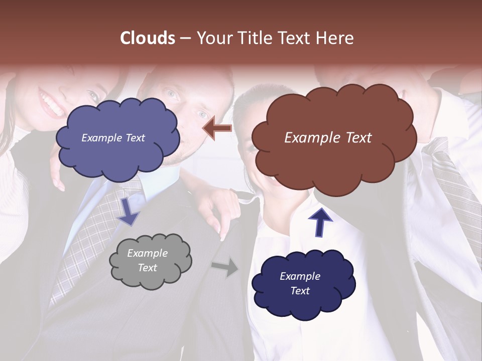 Team Happy Success PowerPoint Template