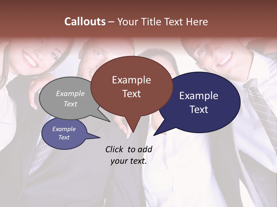 Team Happy Success PowerPoint Template