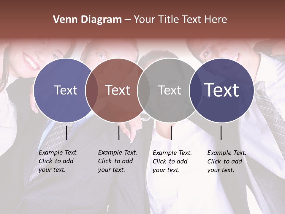 Team Happy Success PowerPoint Template