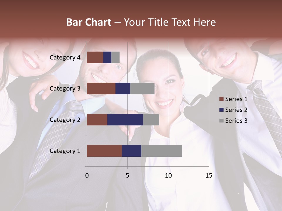 Team Happy Success PowerPoint Template