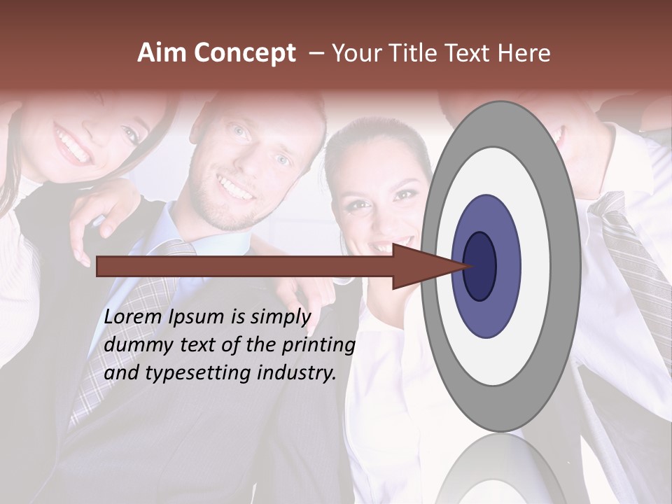 Team Happy Success PowerPoint Template