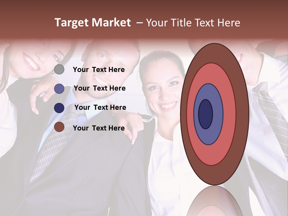 Team Happy Success PowerPoint Template