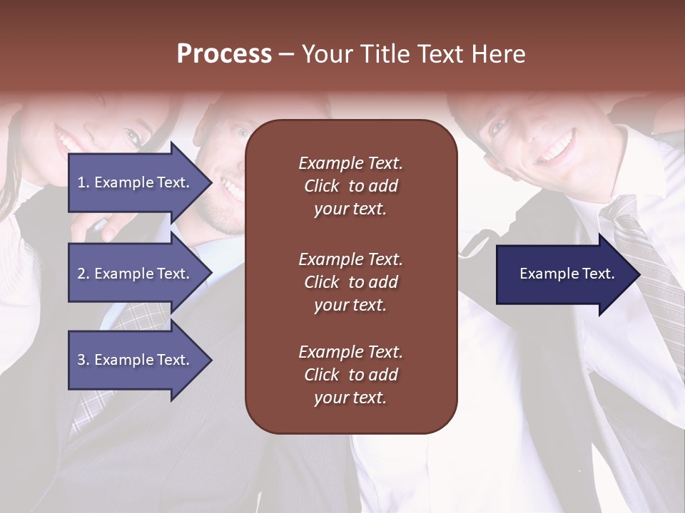 Team Happy Success PowerPoint Template