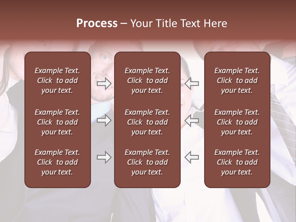 Team Happy Success PowerPoint Template