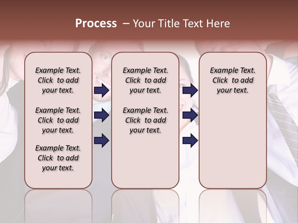 Team Happy Success PowerPoint Template