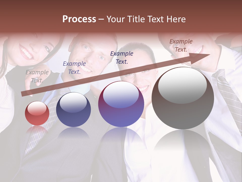 Team Happy Success PowerPoint Template