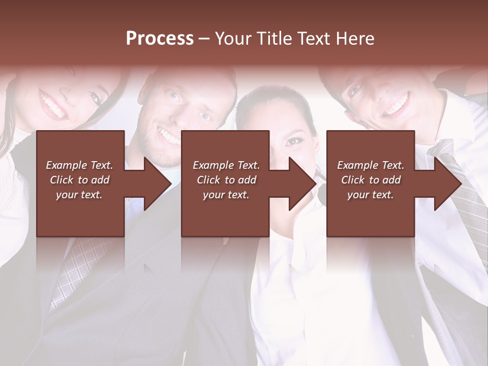 Team Happy Success PowerPoint Template