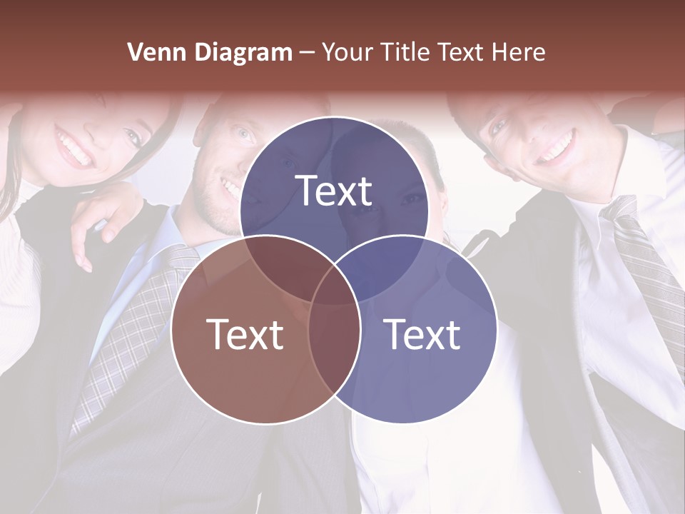Team Happy Success PowerPoint Template