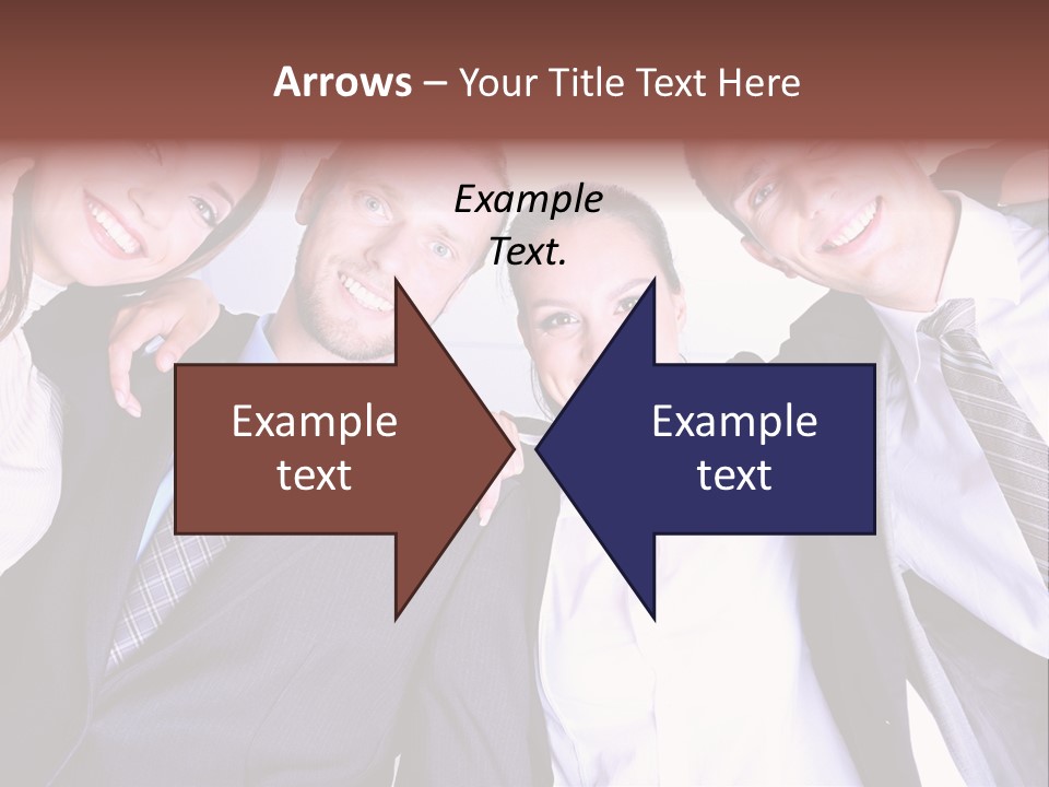 Team Happy Success PowerPoint Template