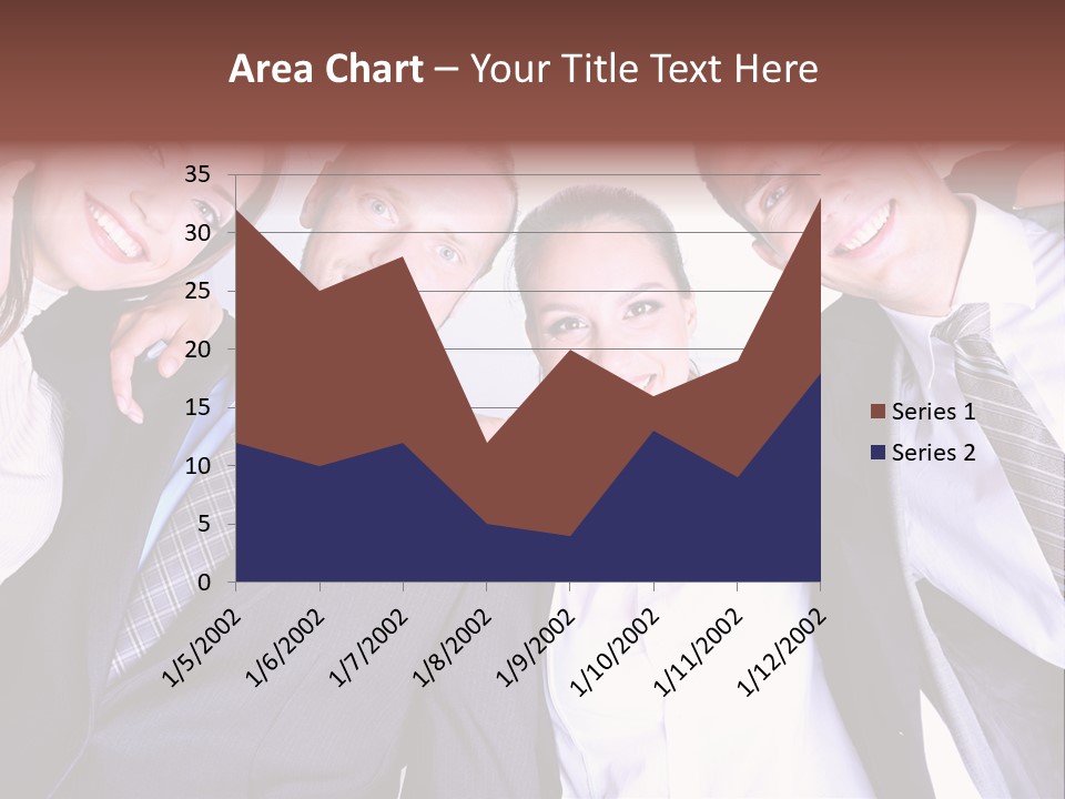 Team Happy Success PowerPoint Template