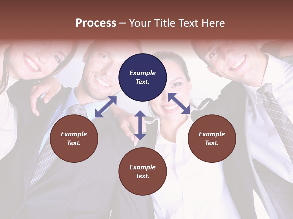 Team Happy Success PowerPoint Template