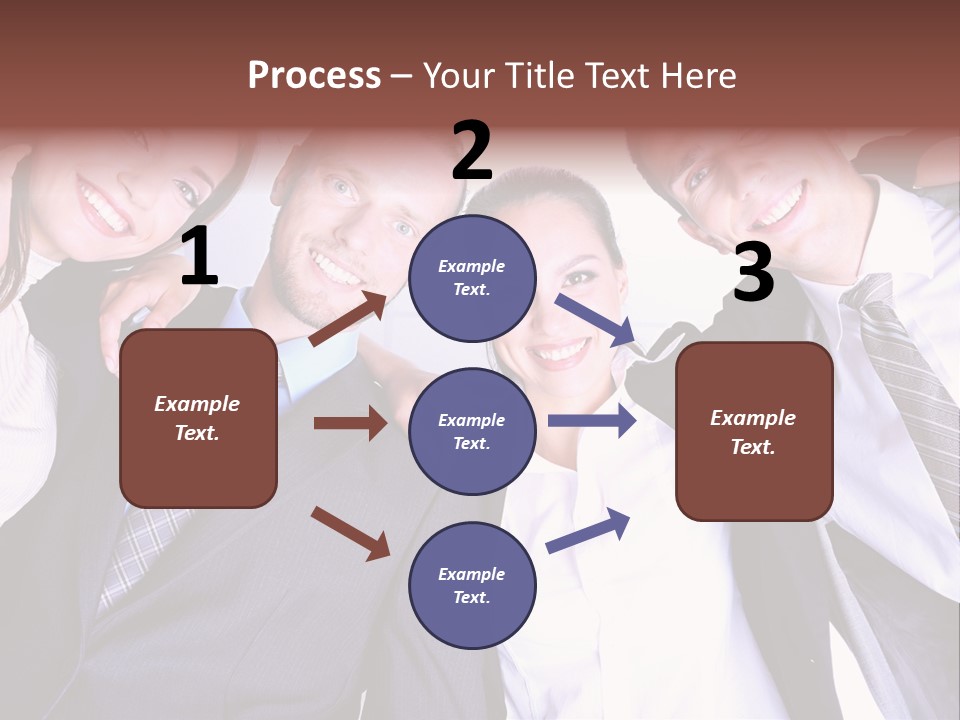 Team Happy Success PowerPoint Template