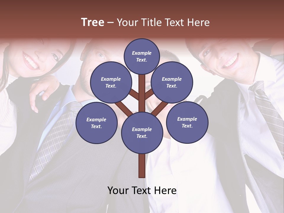 Team Happy Success PowerPoint Template