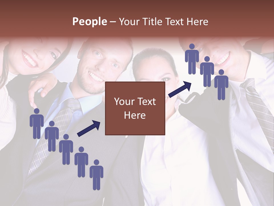 Team Happy Success PowerPoint Template