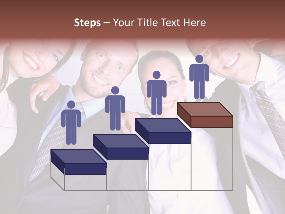 Team Happy Success PowerPoint Template