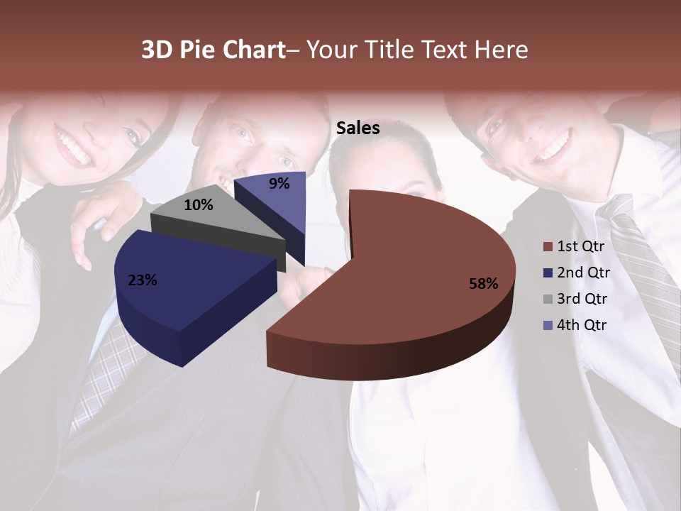 Team Happy Success PowerPoint Template