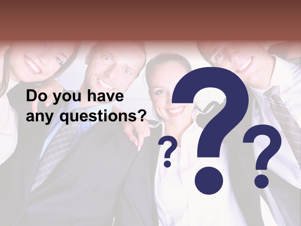 Team Happy Success PowerPoint Template