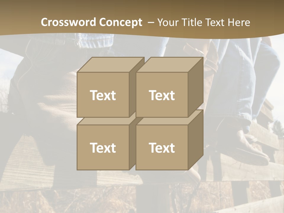 Dirt Blue Western PowerPoint Template
