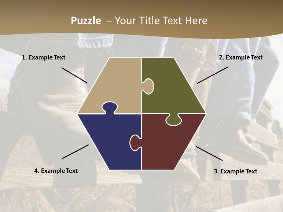 Dirt Blue Western PowerPoint Template