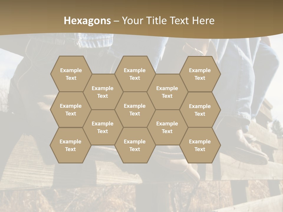 Dirt Blue Western PowerPoint Template