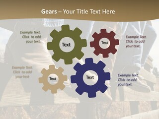 Dirt Blue Western PowerPoint Template