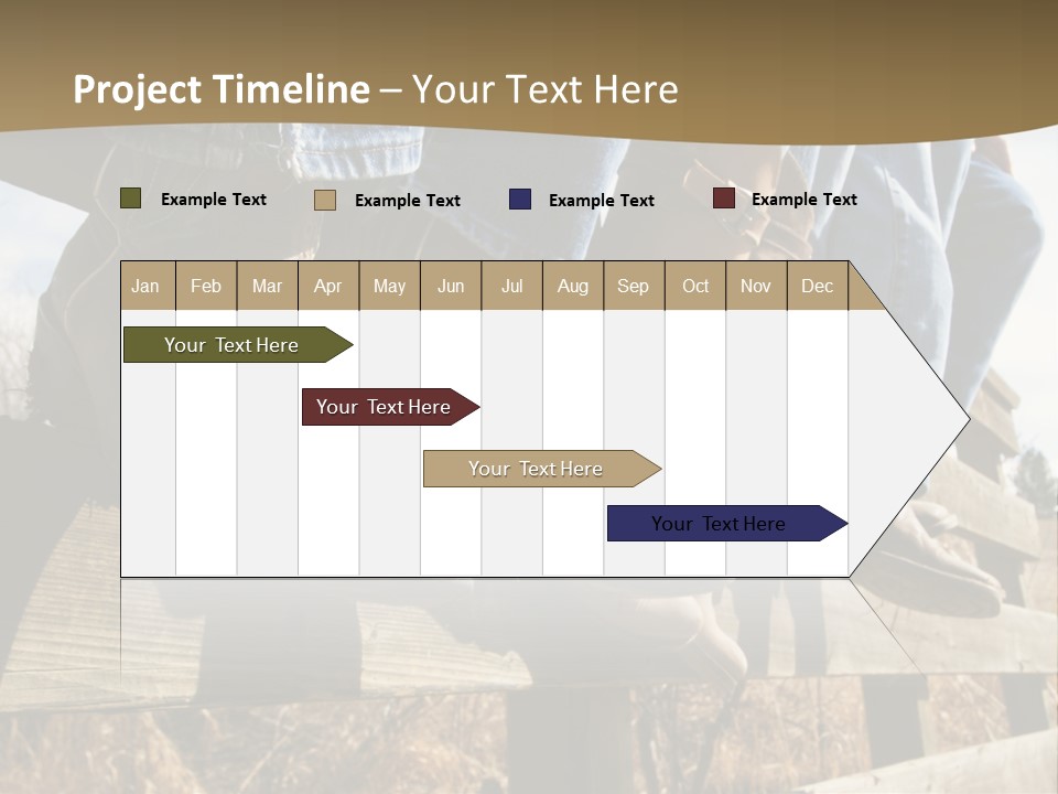 Dirt Blue Western PowerPoint Template