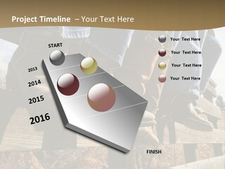 Dirt Blue Western PowerPoint Template