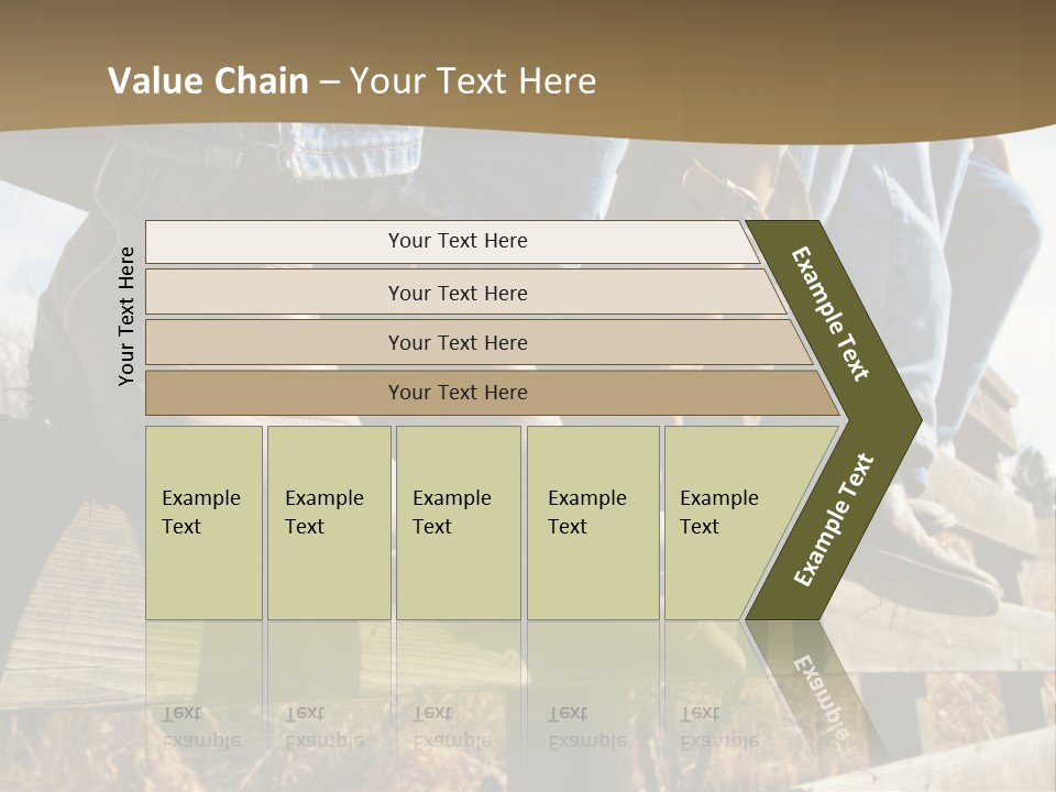 Dirt Blue Western PowerPoint Template