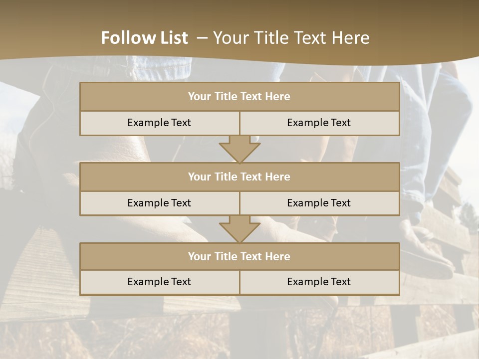 Dirt Blue Western PowerPoint Template