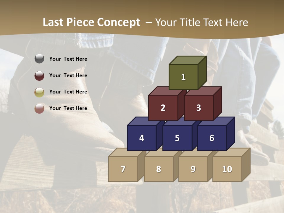 Dirt Blue Western PowerPoint Template