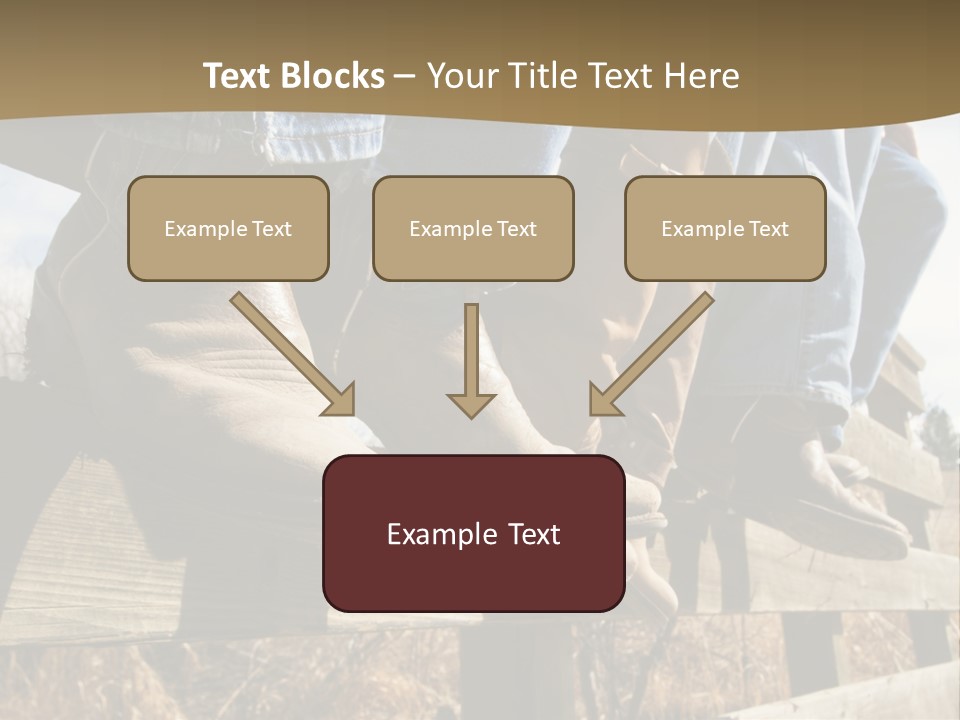 Dirt Blue Western PowerPoint Template