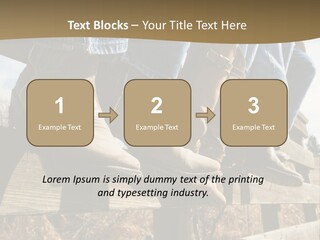 Dirt Blue Western PowerPoint Template