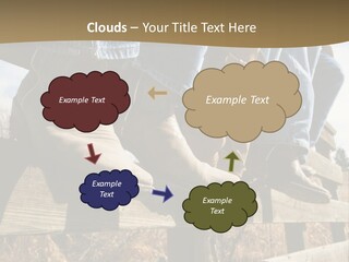 Dirt Blue Western PowerPoint Template