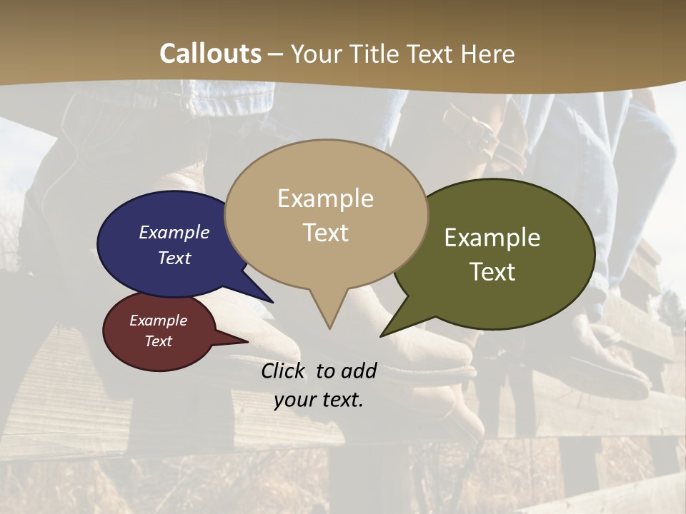 Dirt Blue Western PowerPoint Template