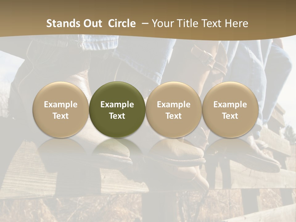 Dirt Blue Western PowerPoint Template