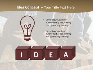 Dirt Blue Western PowerPoint Template