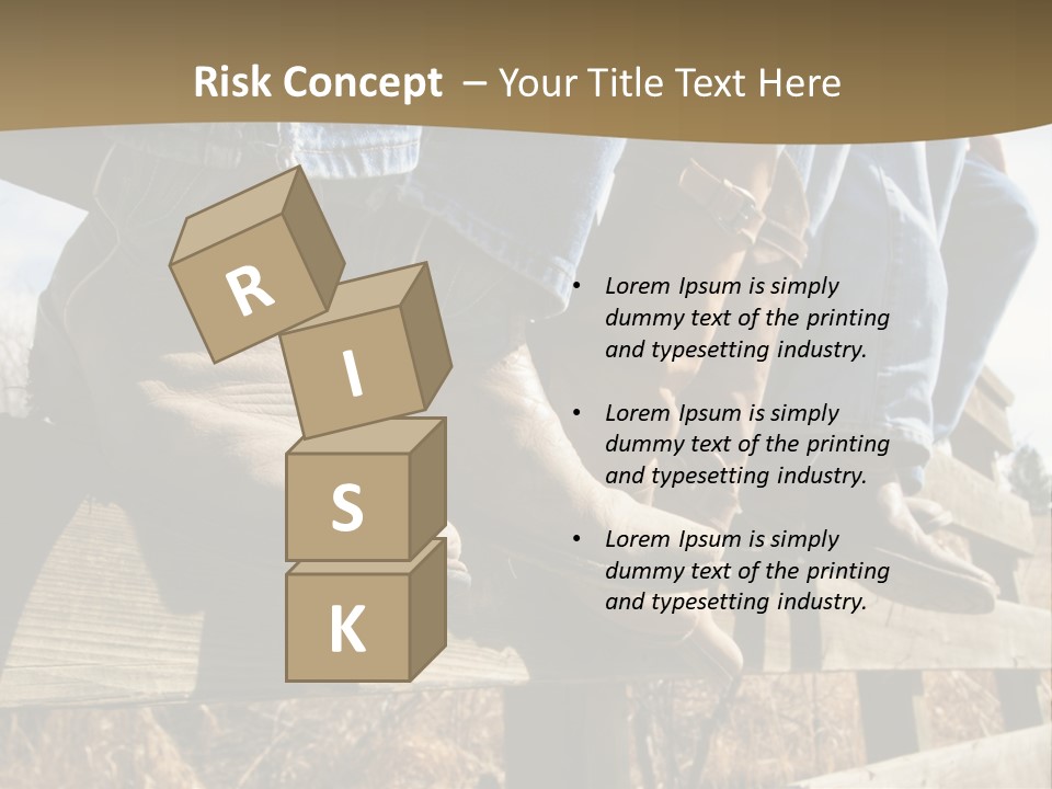 Dirt Blue Western PowerPoint Template