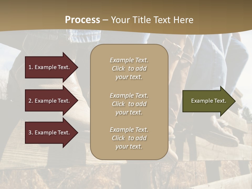 Dirt Blue Western PowerPoint Template
