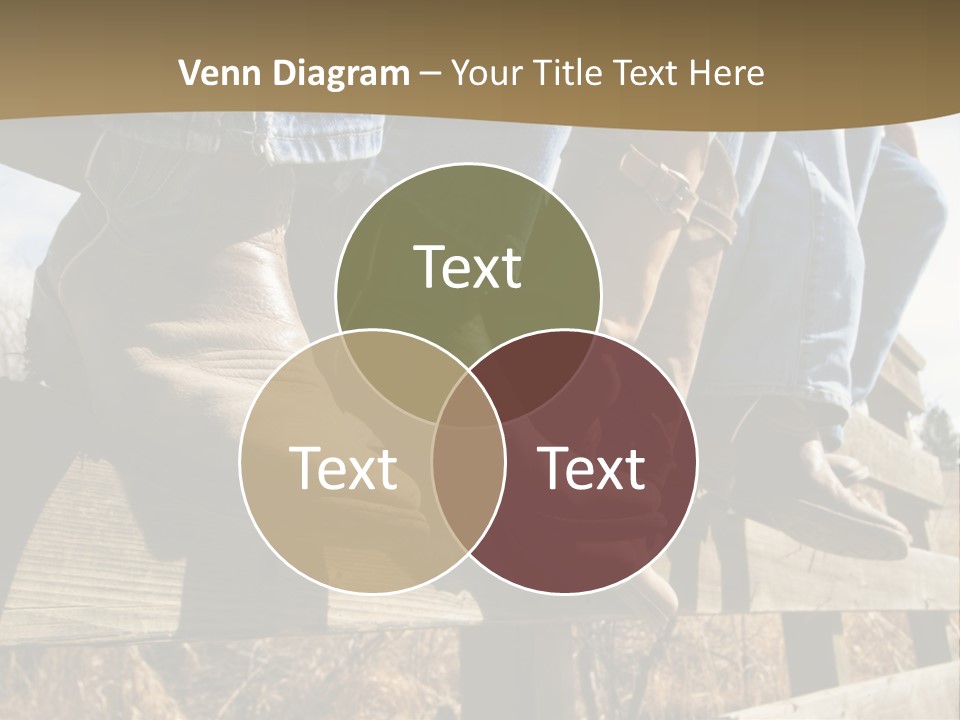 Dirt Blue Western PowerPoint Template