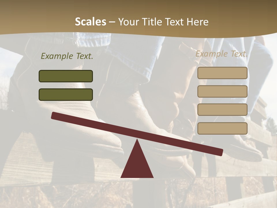Dirt Blue Western PowerPoint Template