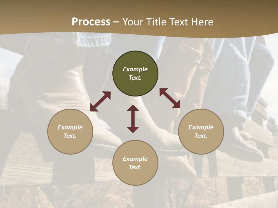 Dirt Blue Western PowerPoint Template