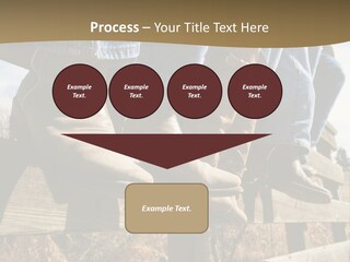 Dirt Blue Western PowerPoint Template