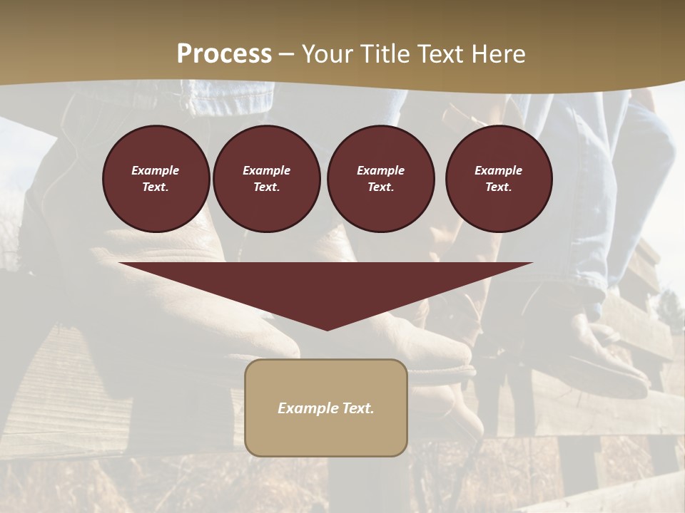 Dirt Blue Western PowerPoint Template