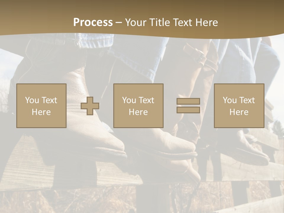 Dirt Blue Western PowerPoint Template
