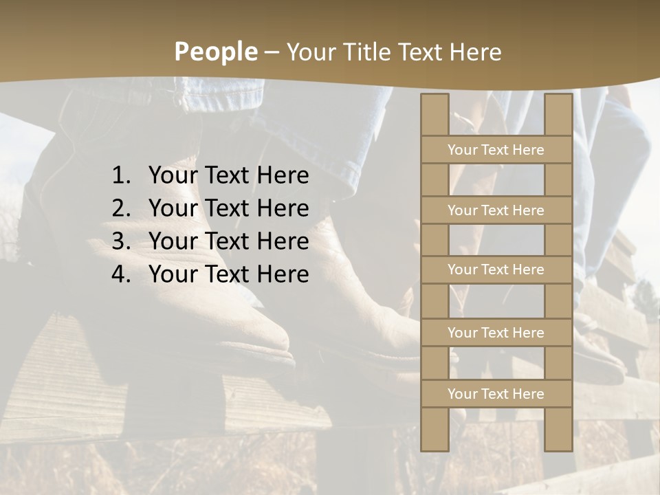Dirt Blue Western PowerPoint Template