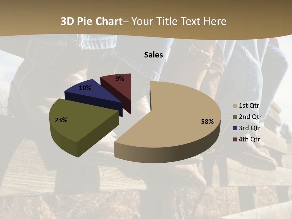 Dirt Blue Western PowerPoint Template