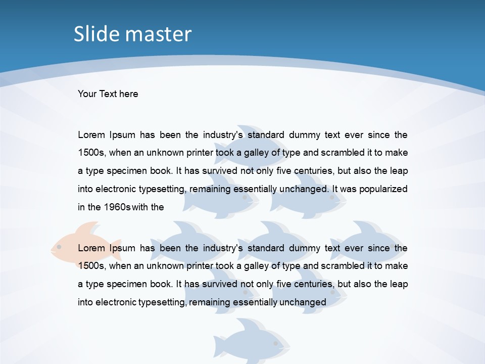 Confident Illustration Initiative PowerPoint Template