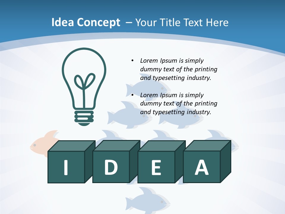 Confident Illustration Initiative PowerPoint Template