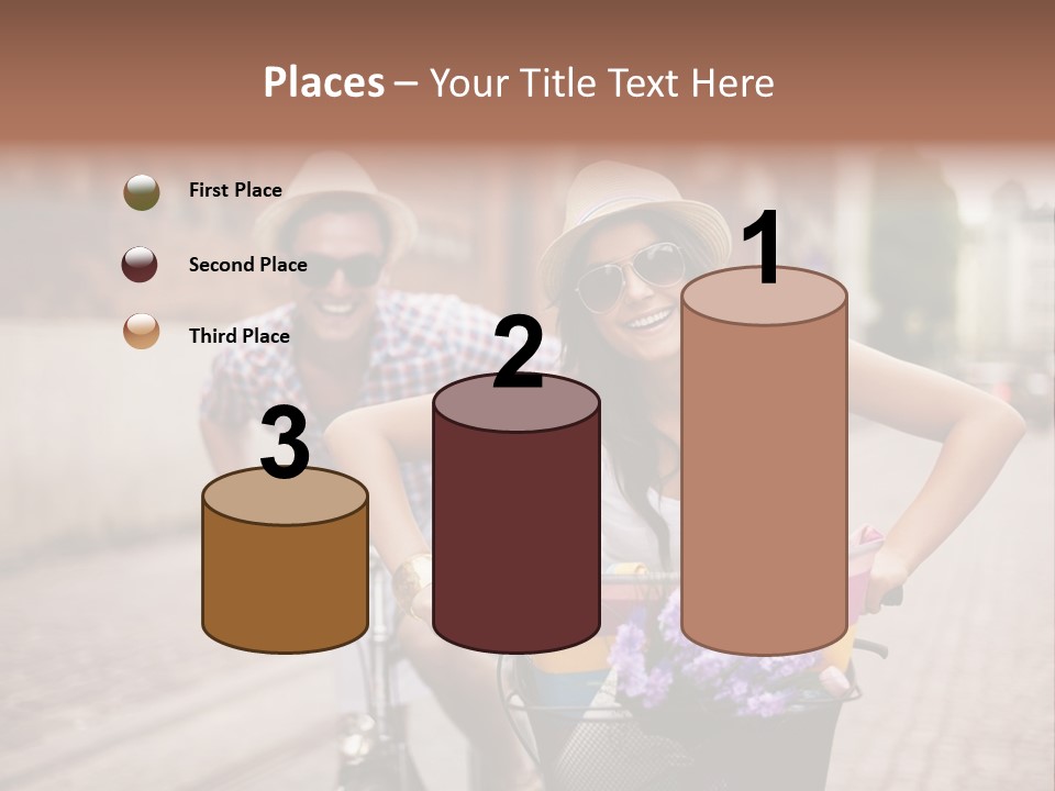 Young  Flower Looking PowerPoint Template