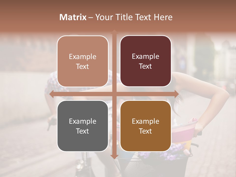 Young  Flower Looking PowerPoint Template